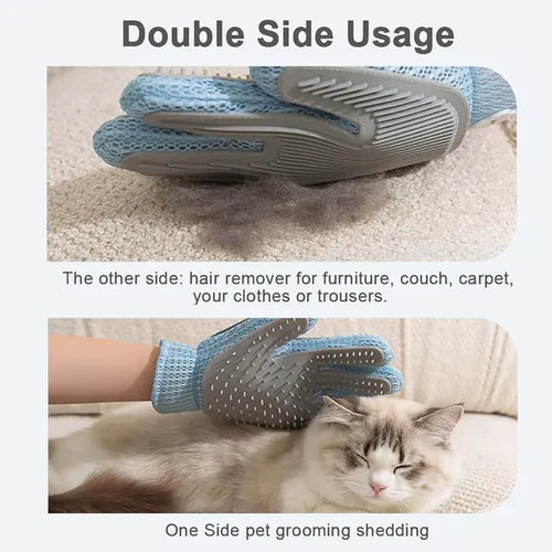 2‑in‑1 Pet Grooming Glove